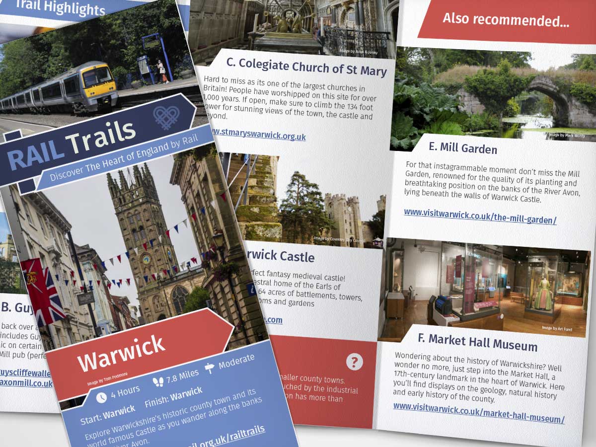 Rail trails Walks Guides